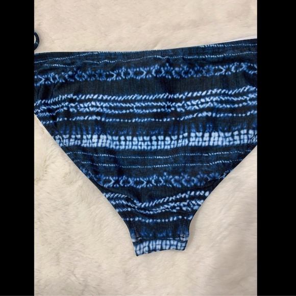 NEW L Space Midnight‎ Caravan Lily String Full Cut Bikini Bottoms [SZ Large ] - Picture 4 of 8